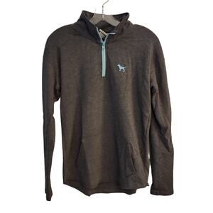 VS PINK Quarter Zip Midweight Sweatshirt, S